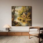 Landscape 425 Canvas Art 60 x 60 cm / Black