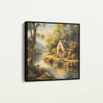 Landscape 425 Canvas Art 60 x 60 cm / Black