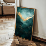 Abstract 427 Canvas Art 60 x 40 cm / Black