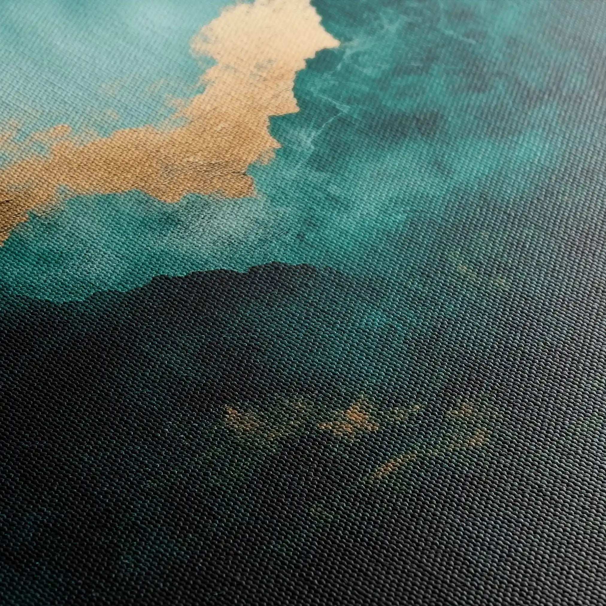 Abstract 427 Canvas Art 60 x 40 cm / Black