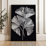 Floral 427 Canvas Art 60 x 40 cm / Black