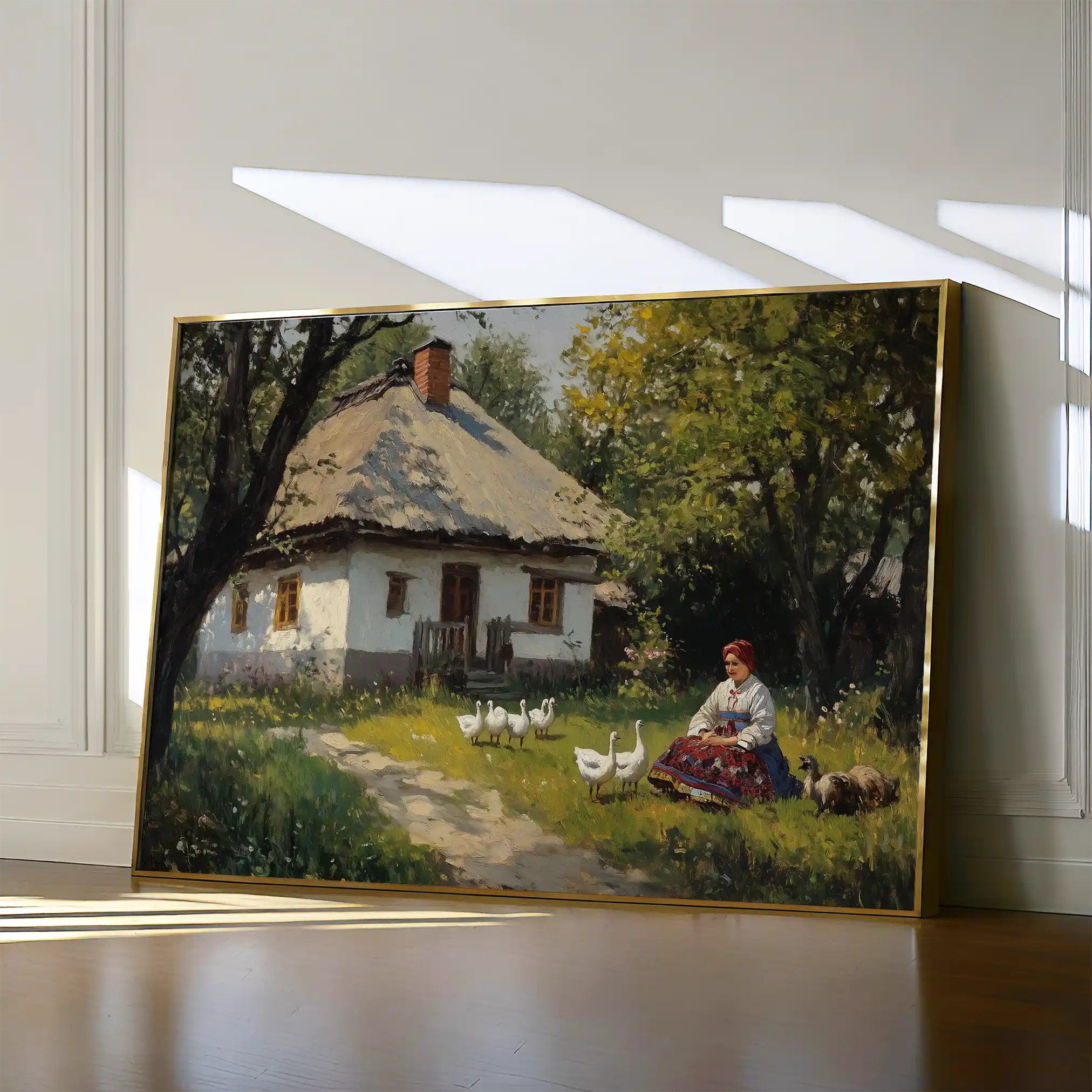 Landscape 428 Canvas Art 60 x 40 cm / Black