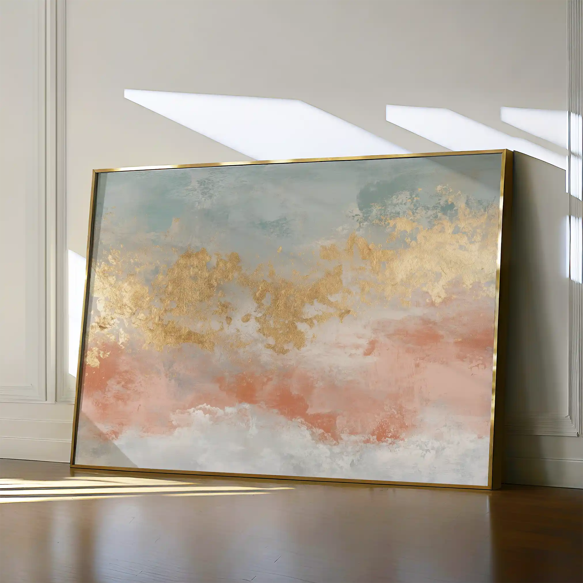 Abstract 429 Canvas Art 60 x 40 cm / Black