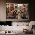 Landscape 429 Canvas Art 60 x 40 cm / Black