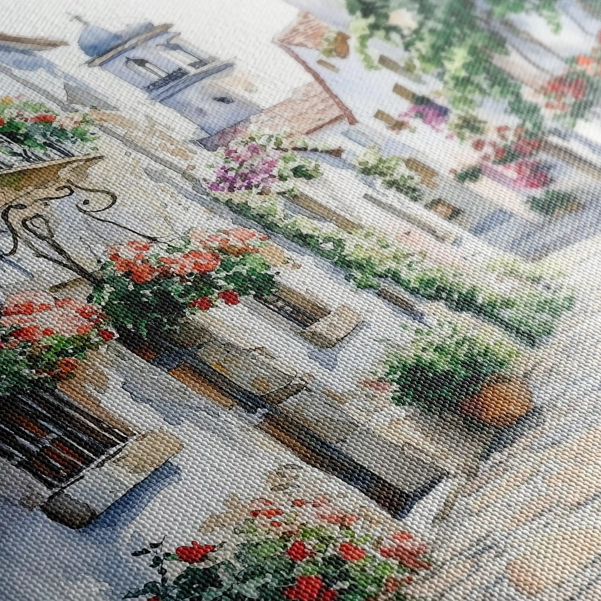 Landscape 431 Canvas Art 60 x 60 cm / Black