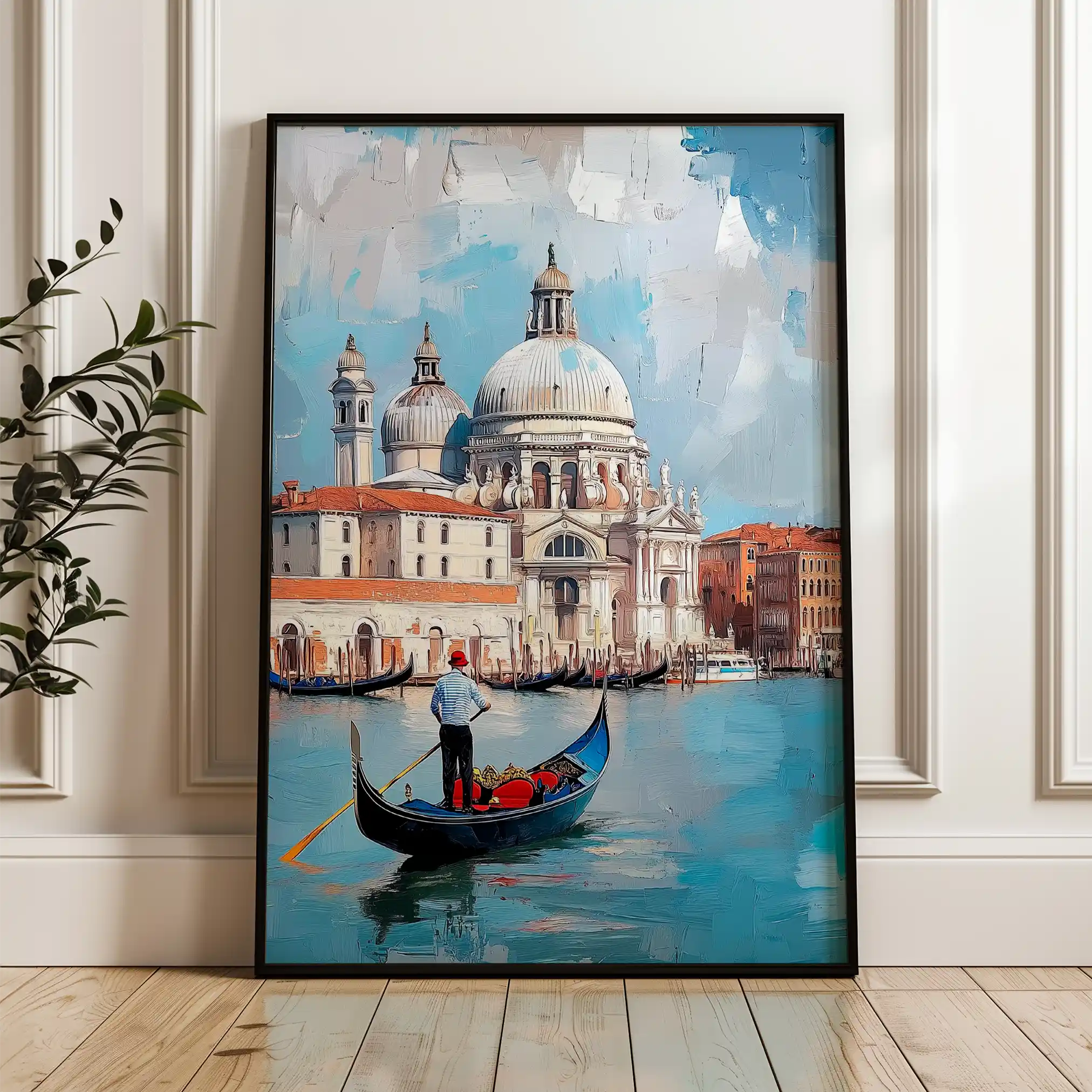 Landscape 433 Canvas Art 60 x 40 cm / Black