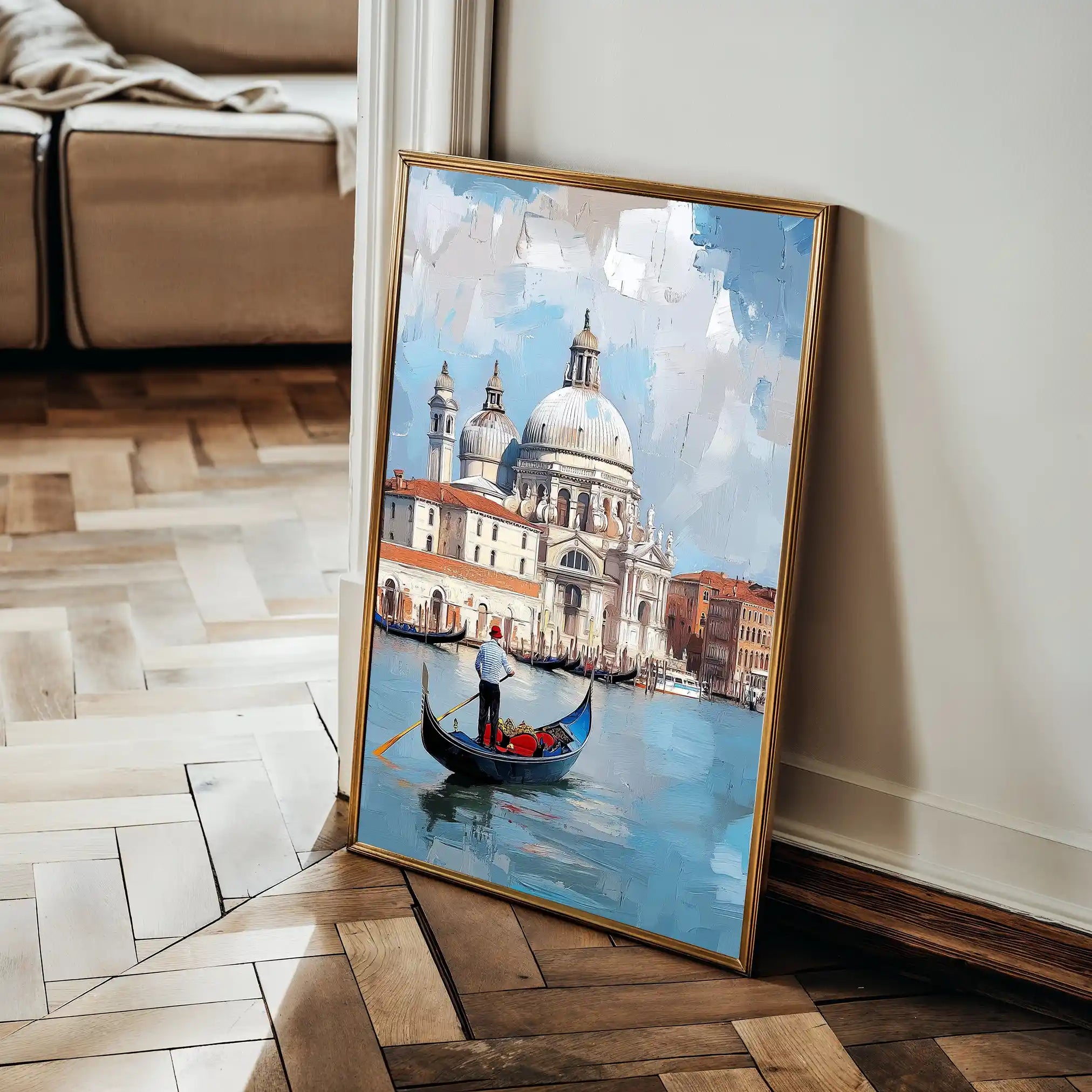 Landscape 433 Canvas Art 60 x 40 cm / Black