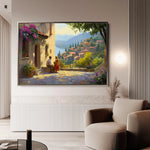Landscape 434 Canvas Art 60 x 40 cm / Black