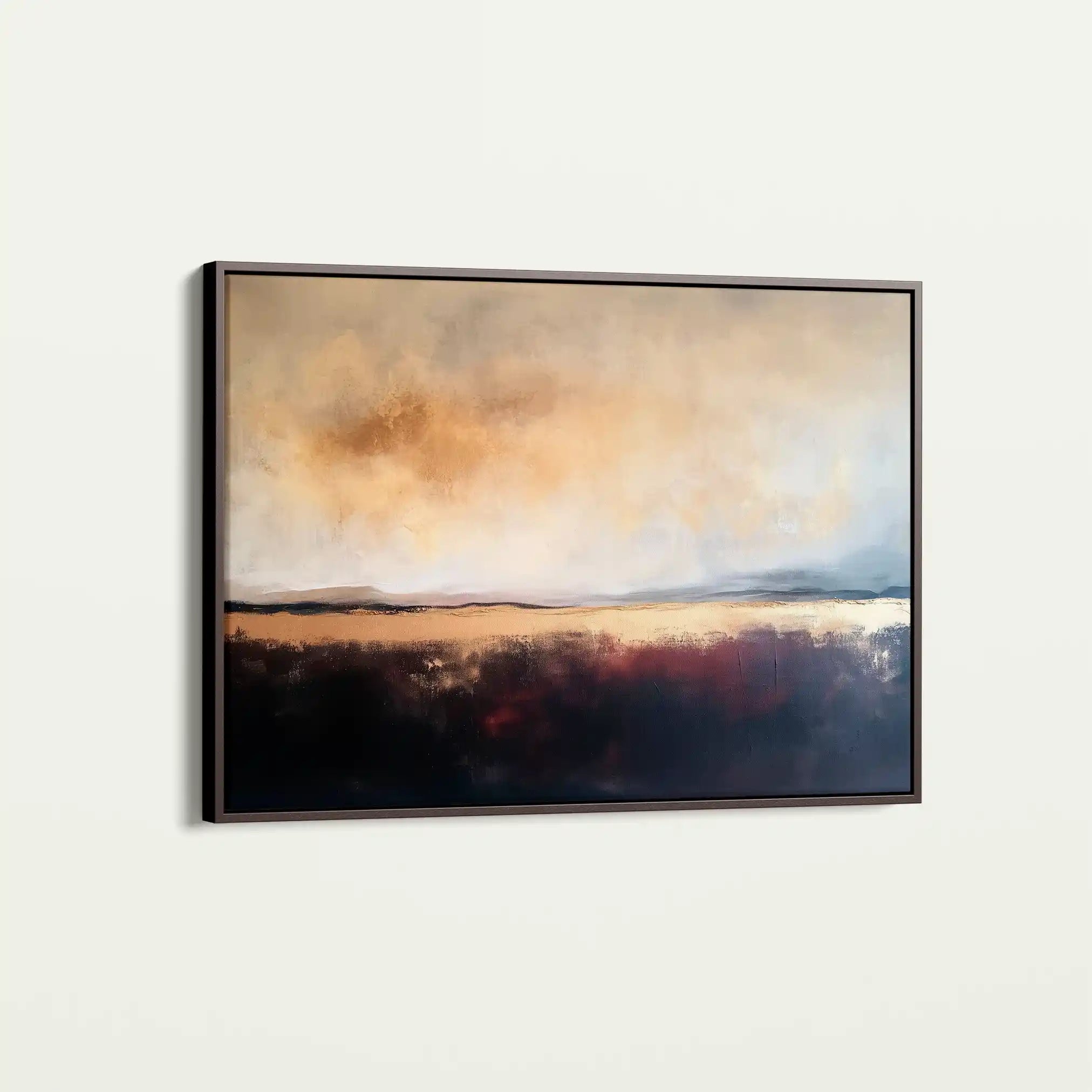 Abstract 435 Canvas Art 60 x 40 cm / Black