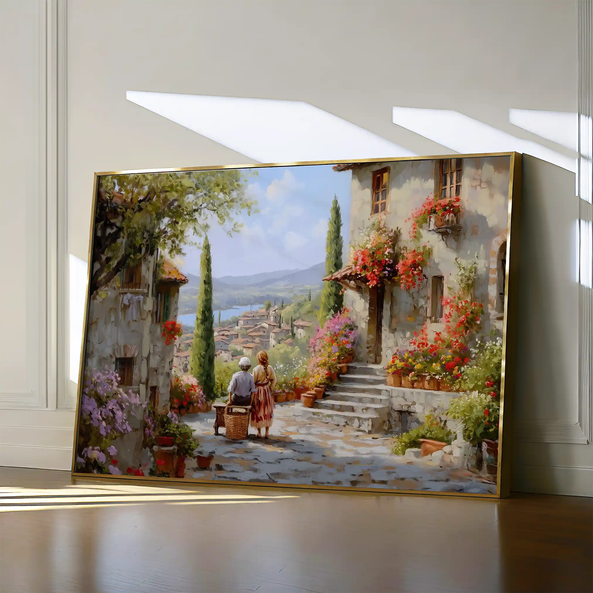 Landscape 435 Canvas Art 60 x 40 cm / Black