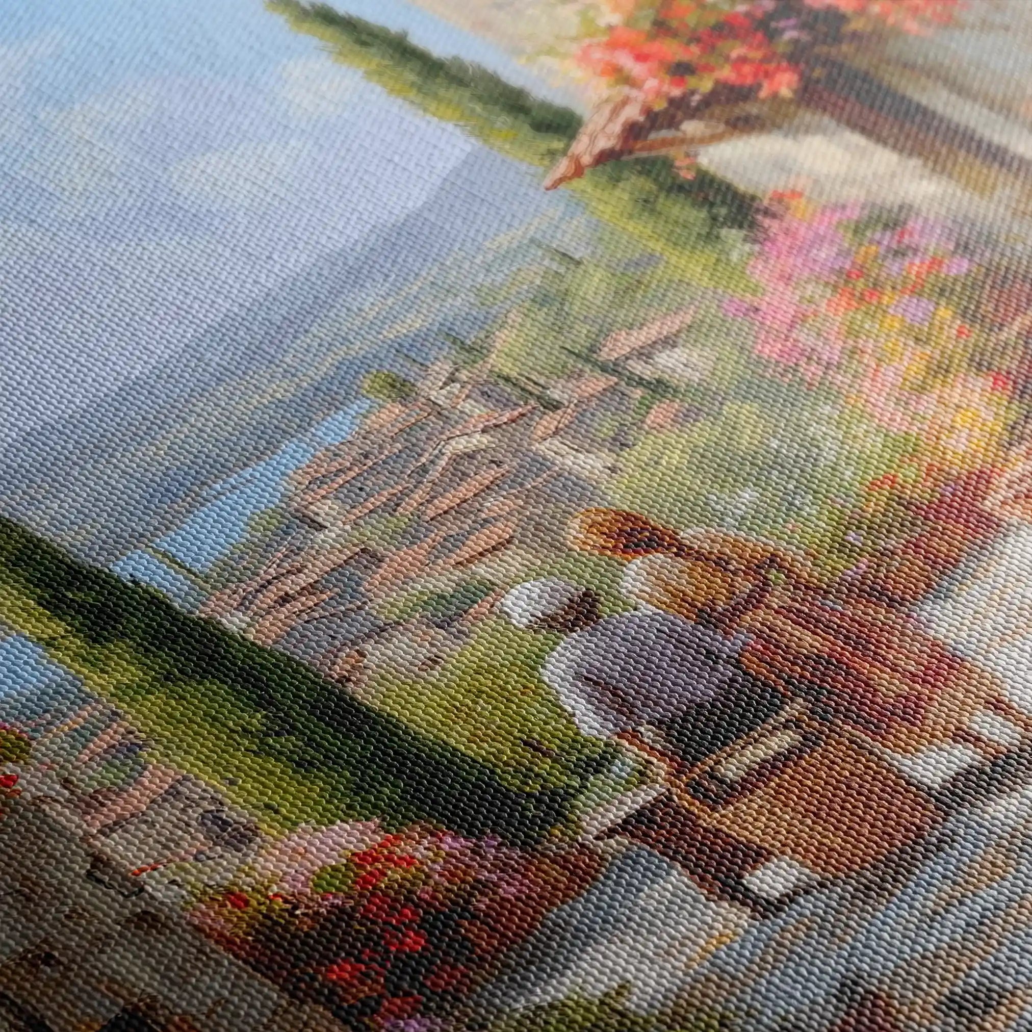 Landscape 435 Canvas Art 60 x 40 cm / Black