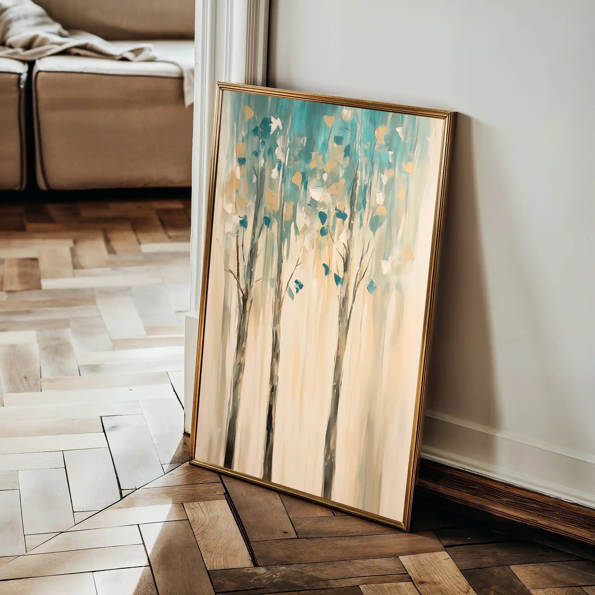 Landscape 437 Canvas Art 60 x 40 cm / Black