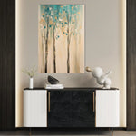 Landscape 437 Canvas Art 60 x 40 cm / Black