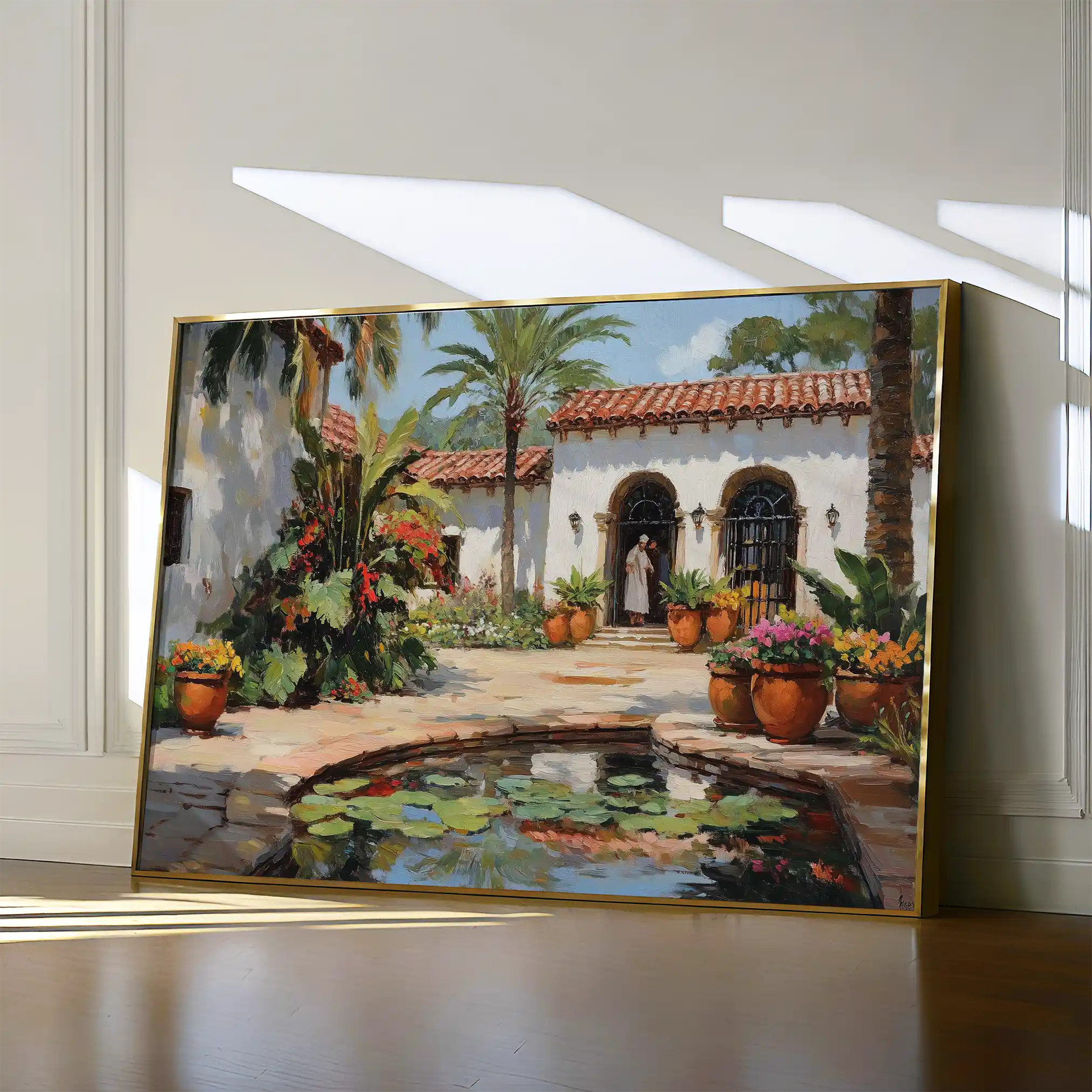 Landscape 438 Canvas Art 60 x 40 cm / Black