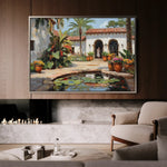 Landscape 438 Canvas Art 60 x 40 cm / Black