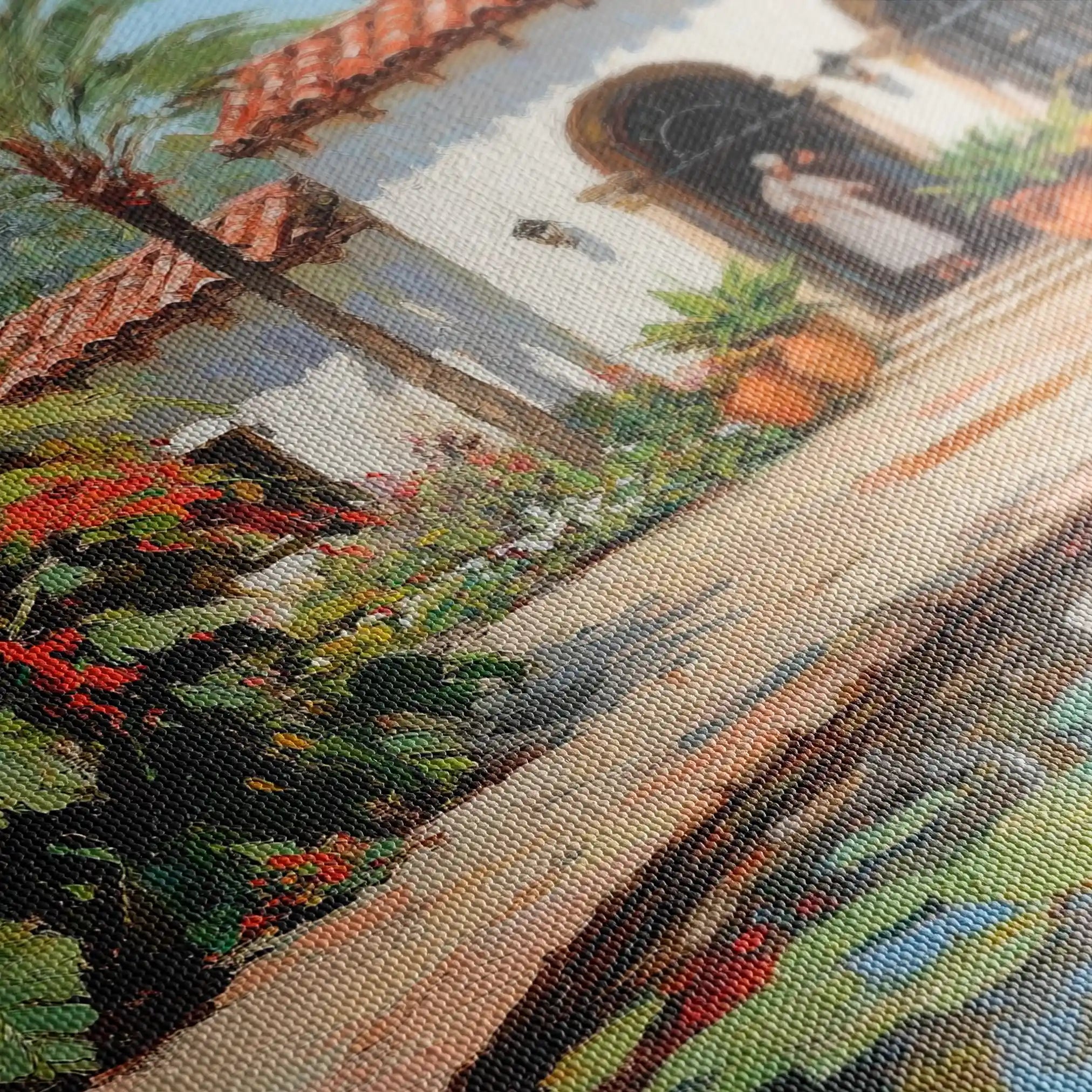 Landscape 438 Canvas Art 60 x 40 cm / Black