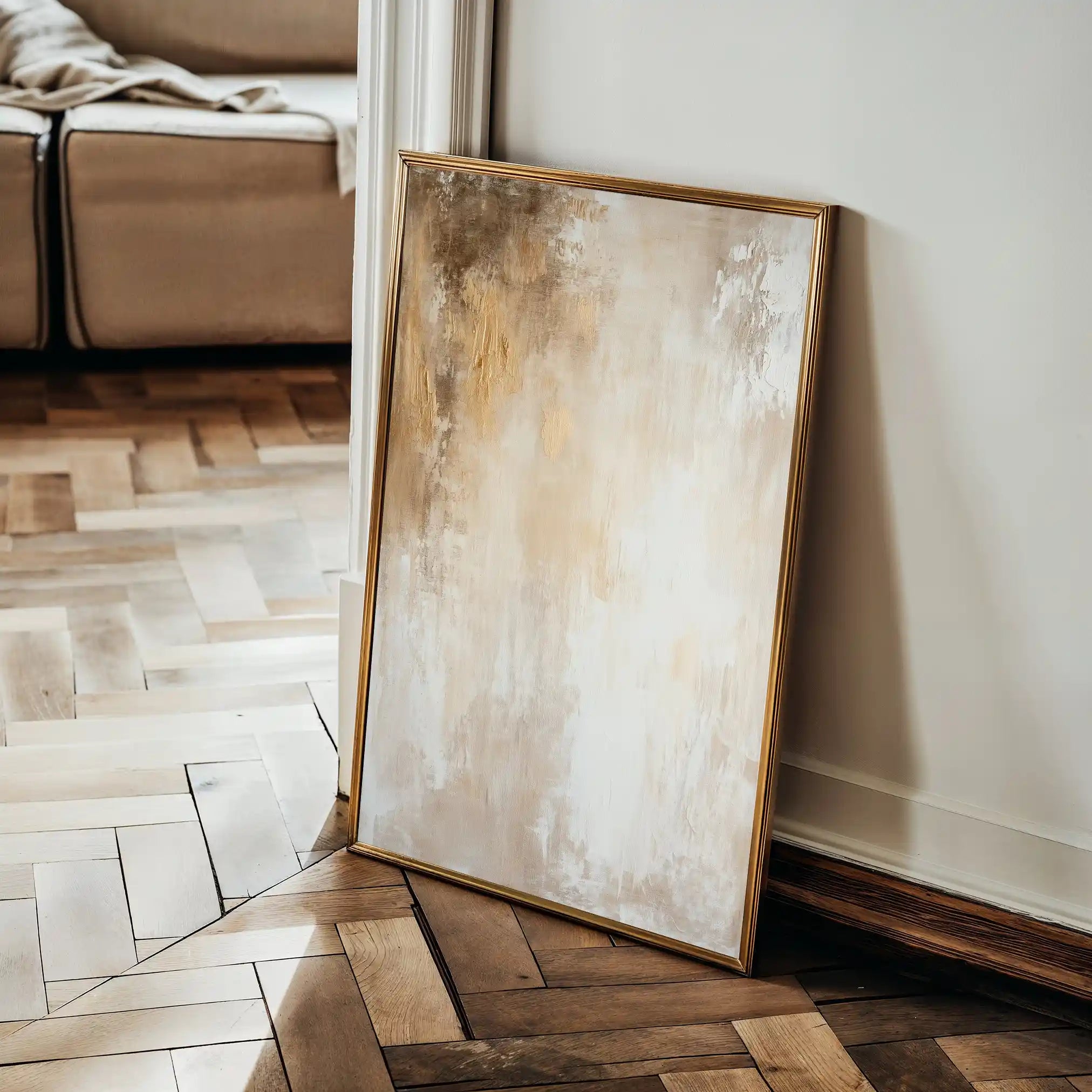 Abstract 439 Canvas Art 60 x 40 cm / Black