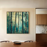 Landscape 439 Canvas Art 60 x 60 cm / Black