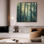 Landscape 439 Canvas Art 60 x 60 cm / Black