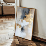 Abstract 440 Canvas Art 60 x 40 cm / Black