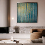 Landscape 440 Canvas Art 60 x 60 cm / Black