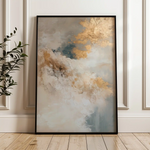 Abstract 441 Canvas Art 60 x 40 cm / Black