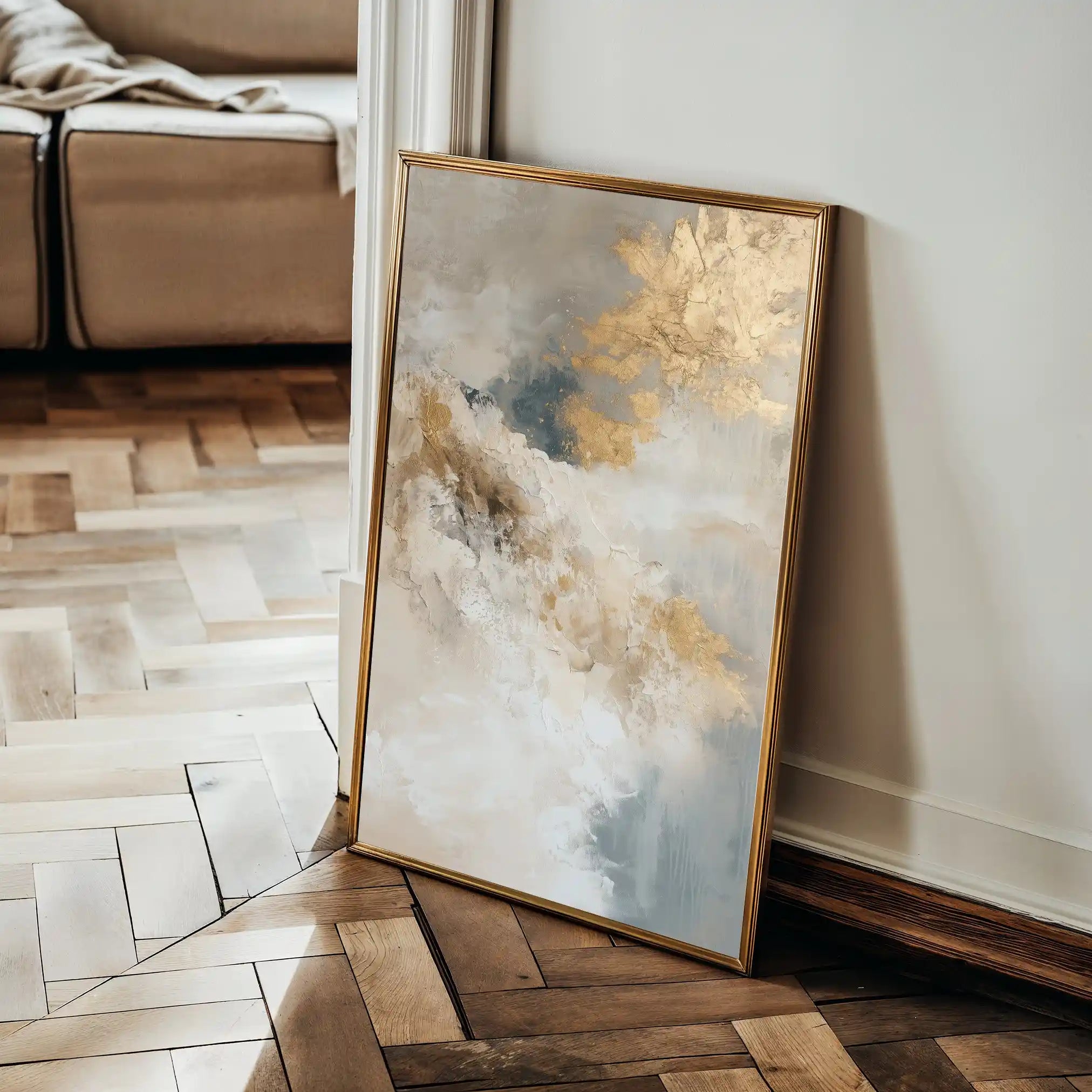 Abstract 441 Canvas Art 60 x 40 cm / Black