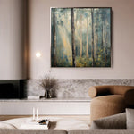 Landscape 441 Canvas Art 60 x 60 cm / Black