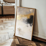 Abstract 442 Canvas Art 60 x 40 cm / Black