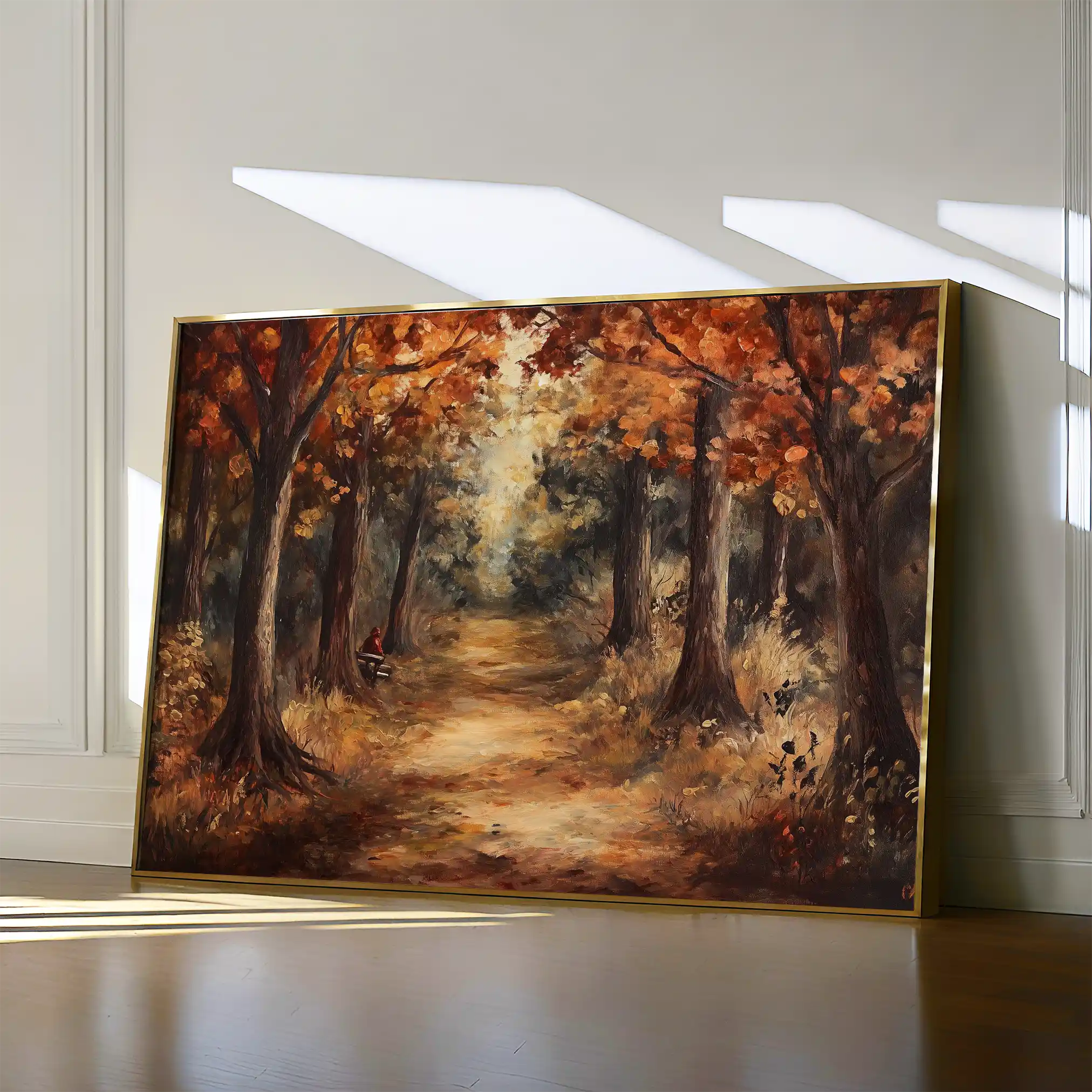 Landscape 442 Canvas Art 60 x 40 cm / Black