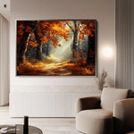 Landscape 443 Canvas Art 60 x 40 cm / Black