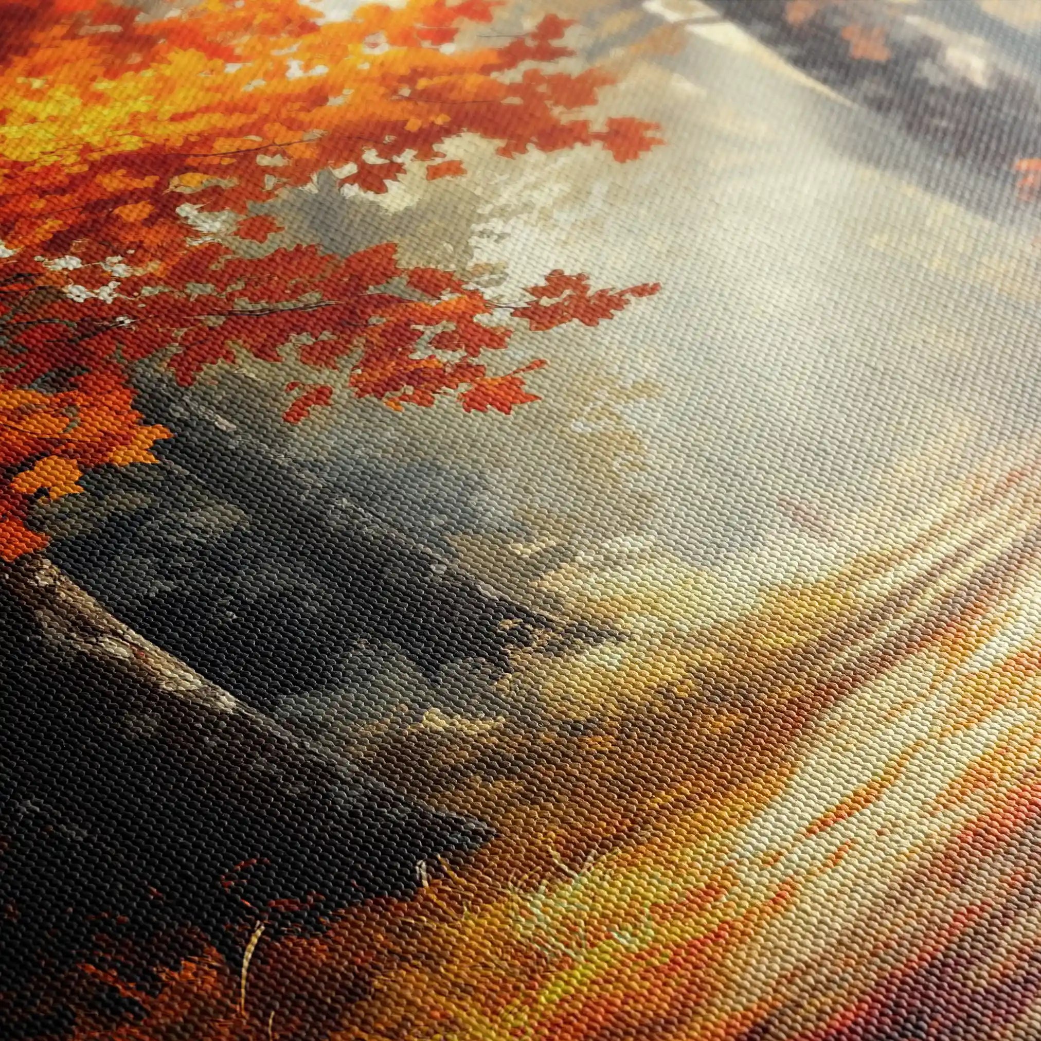 Landscape 443 Canvas Art 60 x 40 cm / Black