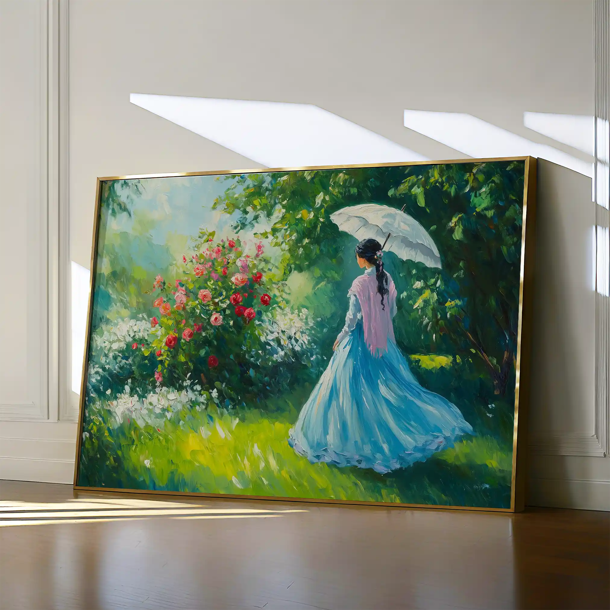 Landscape 444 Canvas Art 60 x 40 cm / Black