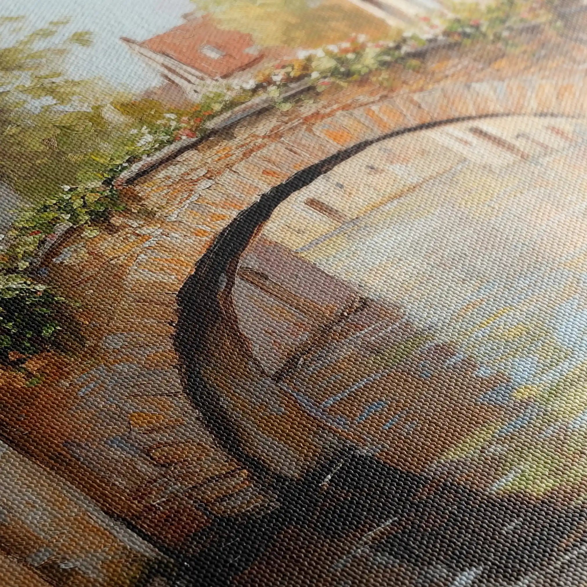 Landscape 445 Canvas Art 60 x 40 cm / Black