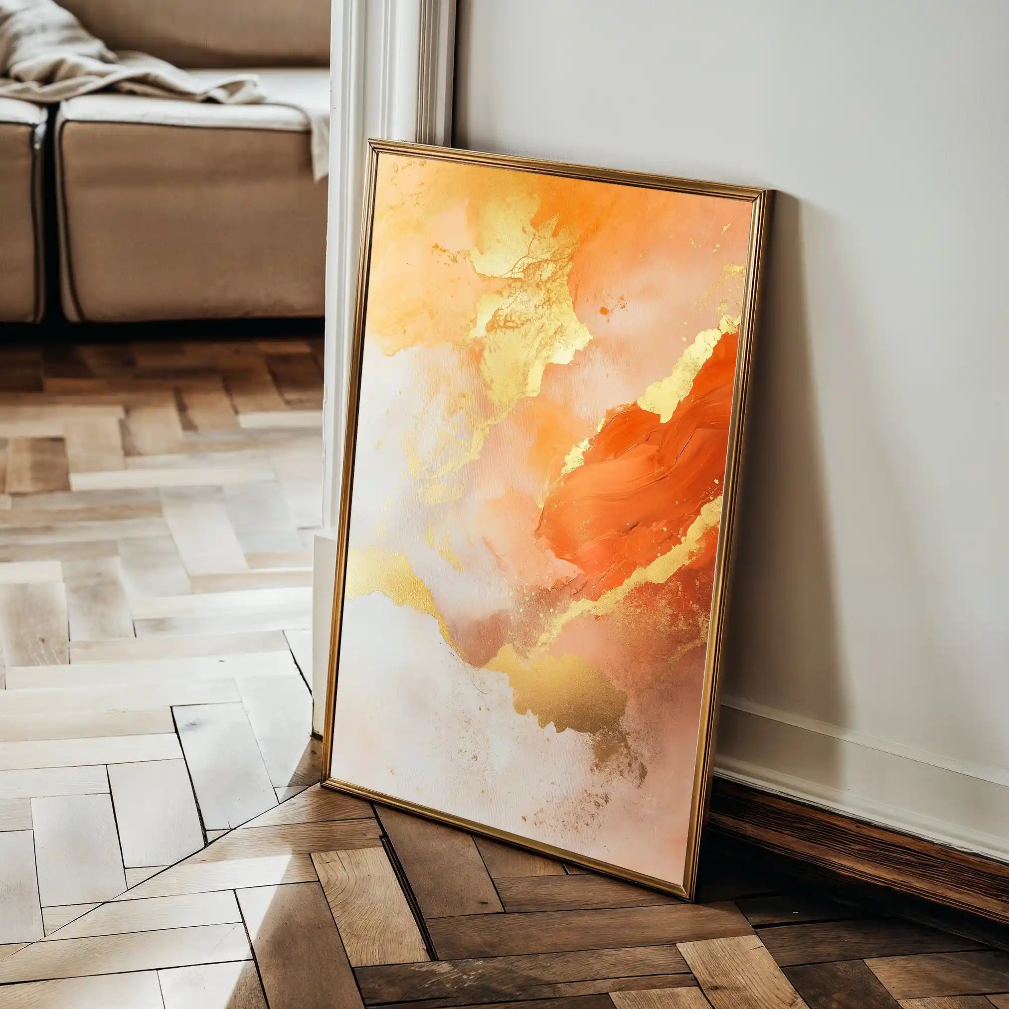 Abstract 446 Canvas Art 60 x 40 cm / Black