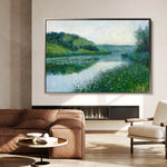 Landscape 447 Canvas Art 60 x 40 cm / Black