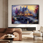 Landscape 448 Canvas Art 60 x 40 cm / Black
