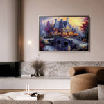 Landscape 448 Canvas Art 60 x 40 cm / Black