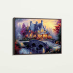 Landscape 448 Canvas Art 60 x 40 cm / Black