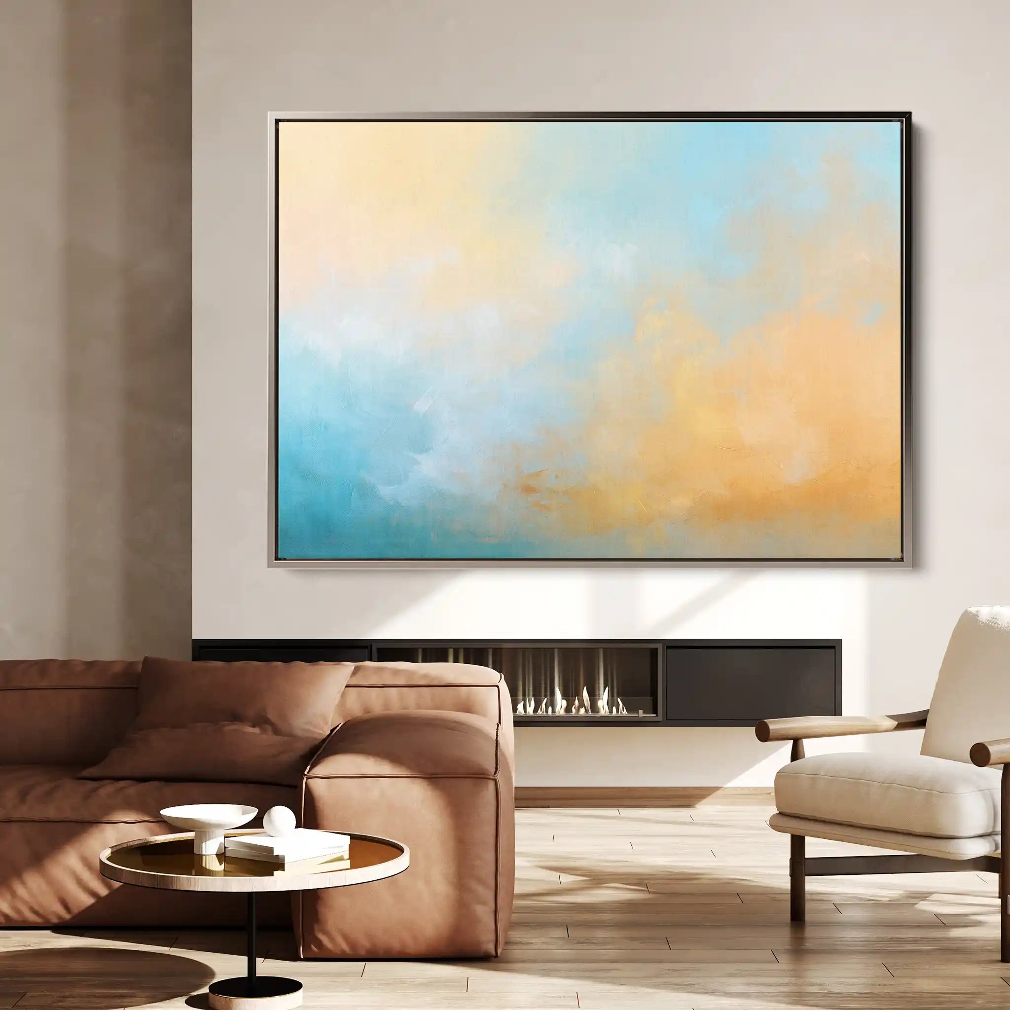 Abstract 450 Canvas Art 60 x 40 cm / Black