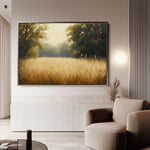 Landscape 450 Canvas Art 60 x 40 cm / Black