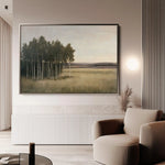 Landscape 451 Canvas Art 60 x 40 cm / Black