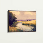 Landscape 452 Canvas Art 60 x 40 cm / Black