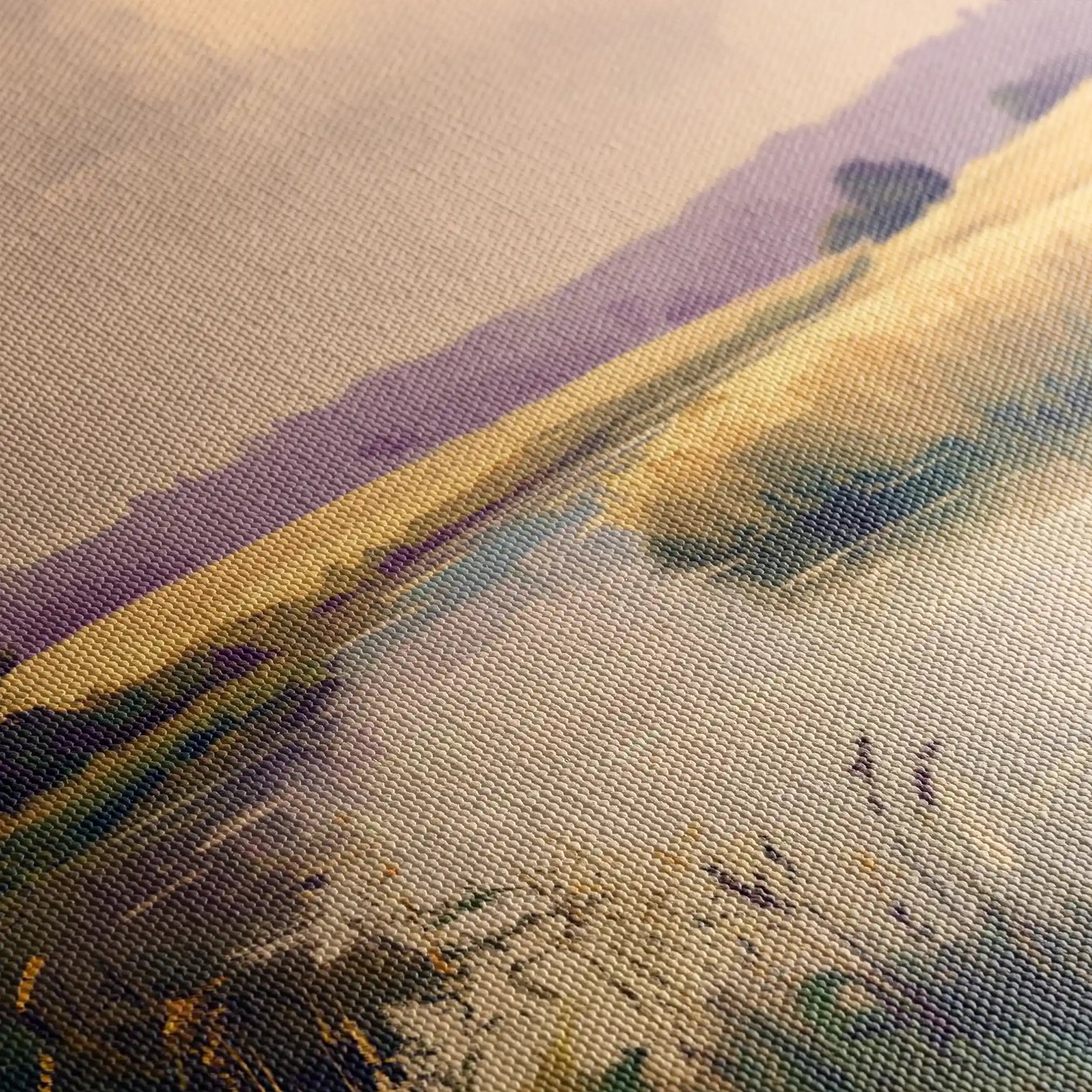 Landscape 452 Canvas Art 60 x 40 cm / Black