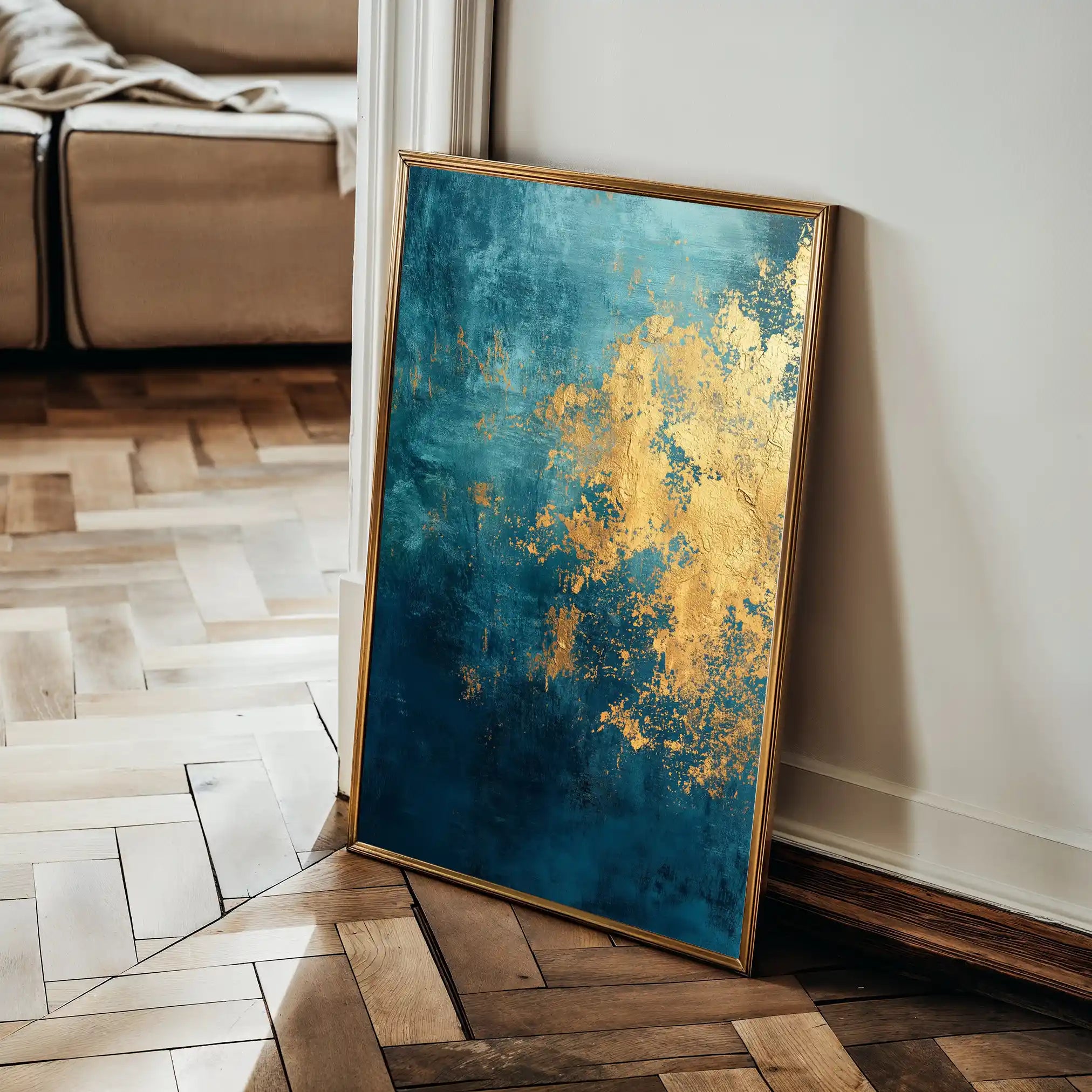 Abstract 453 Canvas Art 60 x 40 cm / Black