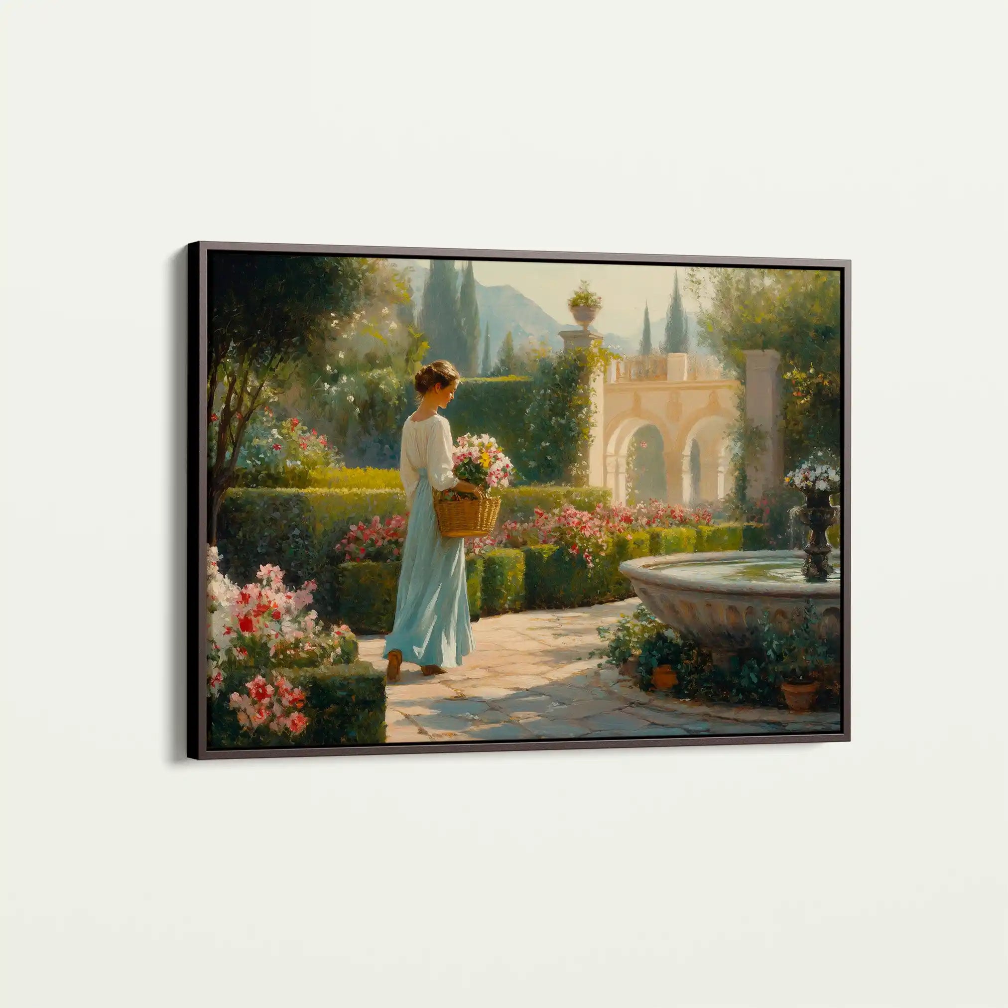 Landscape 453 Canvas Art 60 x 40 cm / Black