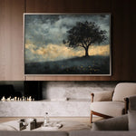 Landscape 457 Canvas Art 60 x 40 cm / Black