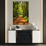 Landscape 458 Canvas Art 60 x 40 cm / Black