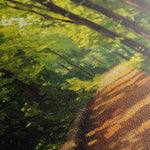 Landscape 458 Canvas Art 60 x 40 cm / Black