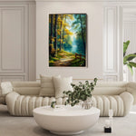 Landscape 461 Canvas Art 60 x 40 cm / Black
